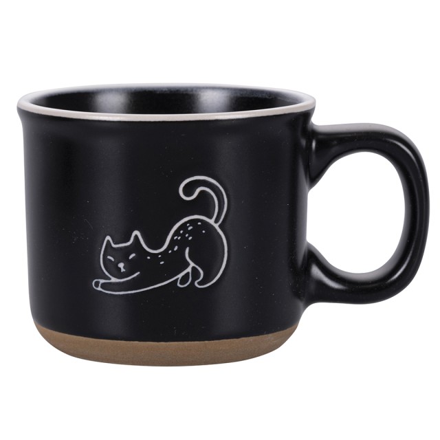 Villa DEste  Σετ 6 φλιτζάνια καφέ 90 ml σε κεραμικό με χερούλι Cat 5918550