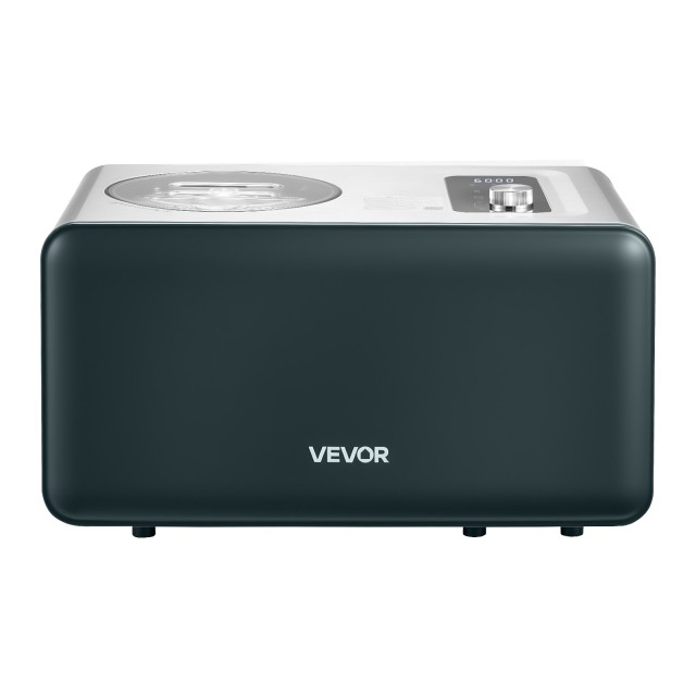 VEVOR Αυτόματη Παγωτομηχανή 1.5 QT με Ενσωματωμένο Συμπιεστή Χωρίς Προκατάψυξη JYYSJSBQLJ154X2BX001V2