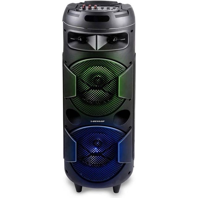 DUNLOP Φορητό Ηχείο Bluetooth με LED Φωτιστικά Εφέ, USB, Aux, MP3 02814307