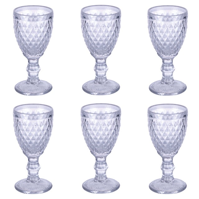 Villa DEste  Σετ 6 μπουκαλάκια λικέρ 50 ml σε διάφανο γυαλί Madame 5922626