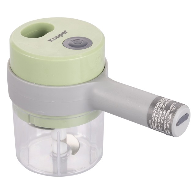 Kooper Πολυχρηστικός Θρυμματιστής USB 3 σε 1, Mister Chop Green 5919101GR