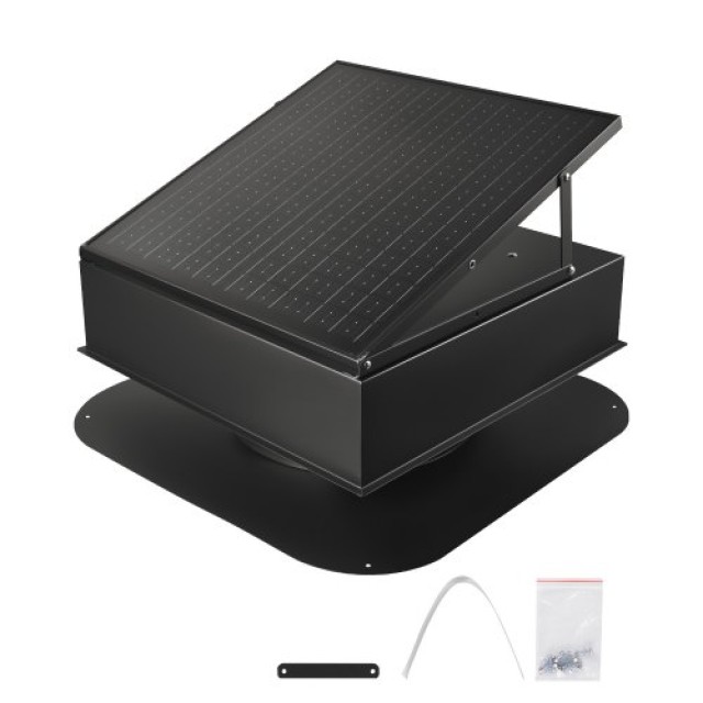 VEVOR Ηλιακός Ανεμιστήρας Εξαερισμού Σοφίτας 35W με Έξυπνο Θερμοστάτη WDPQSWDKZQYKFOL87Y3
