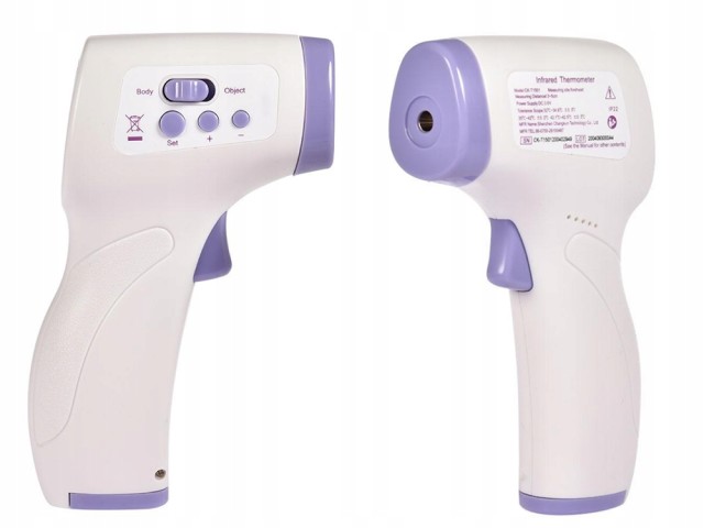 Verk Group 2-σε-1 ιατρικό θερμόμετρο υπερύθρων χωρίς επαφή 5907451329719