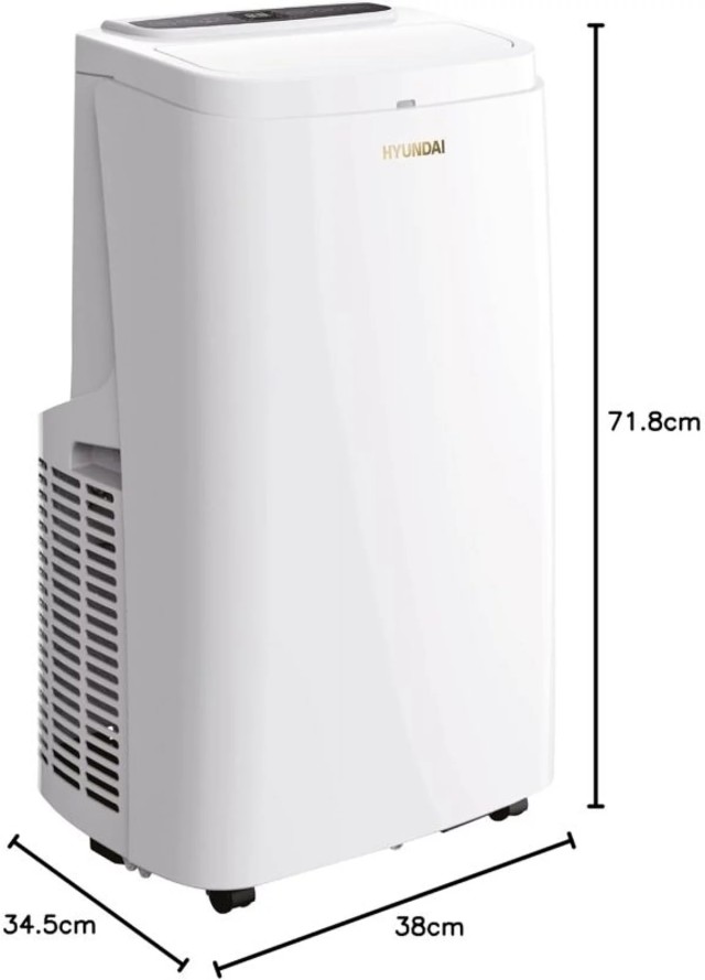 Φορητό Κλιματιστικό 12000 BTU Ψύξη & Θέρμανση, Κλάση A– Λευκό HYD12000R Hyundai