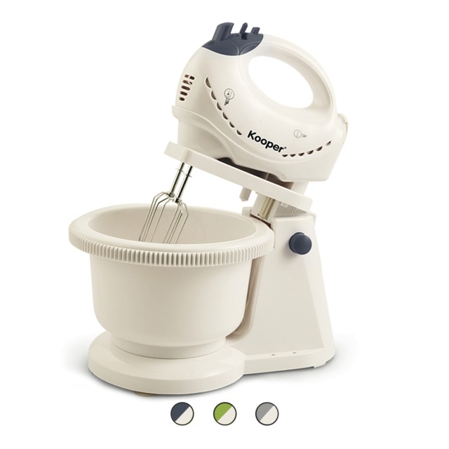 Kooper Ηλεκτρικό μίξερ με περιστρεφόμενο μπολ 2L, 5 ταχύτητες και λειτουργία turbo 200W Juanito 2151432 Τυχαία Επιλογή Χρωμάτων