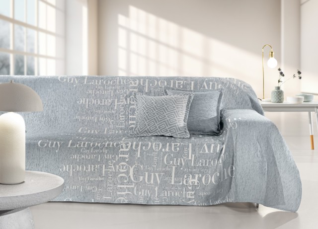 Guy Laroche Ριχτάρι Καναπέ Stamp Silver (Διθέσιος) 180x250, 1133030125005