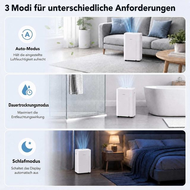 Costway Αφυγραντήρας 20L/24ωρο με Wi‑Fi, 4L, για 30 τ.μ., 200W 50 x 23,5 x 30,5 cm ES10719DE-WH
