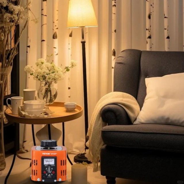 VEVOR  Μετασχηματιστής Ρυθμιστής Τάσης 500VA 1.7A 0-300V AC KBBYQZZBS500JTXI3V7