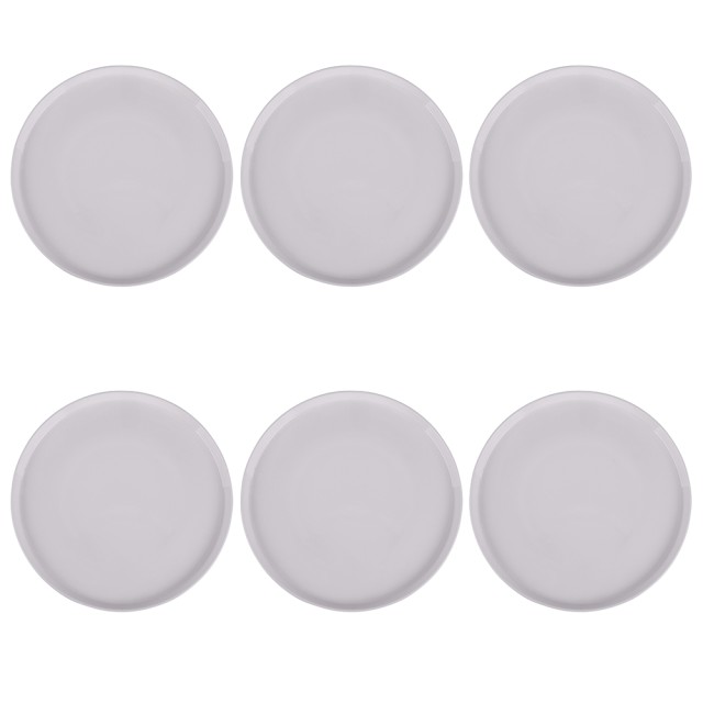 Villa DEste  Σετ 6 πιάτα φρούτου από νέα οστέινη Κίνα σε λευκό Delice 5918699