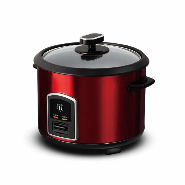 Berlinger Haus Παρασκευαστής Ρυζιού 700W Χωρητικότητας 1.8L, Metallic Line Burgundy BH-9275