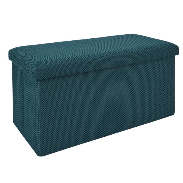 Home Deco Factory Πτυσσόμενο Μπλε Κουτί Αποθήκευσης ATOME 76 x 38 x 38 HD0467