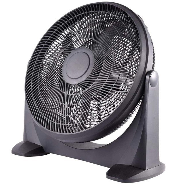 BAKAJI Επιτραπέζιος Ανεμιστήρας 90W, 50cm Πτερύγια, 3 Ταχύτητες, Ρυθμιζόμενη Κλίση, Μαύρο 02805435