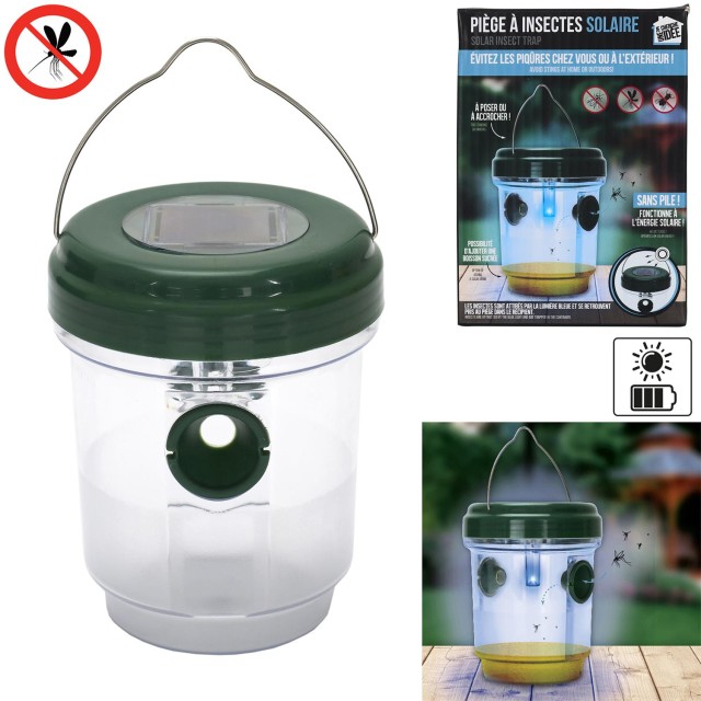 Ηλιακή Συσκευή Απώθησης Κουνουπιών-Εντομοπαγίδα 10 x 11,5 x 9,5 cm DI8730 JE CHERCHE UNE IDEE