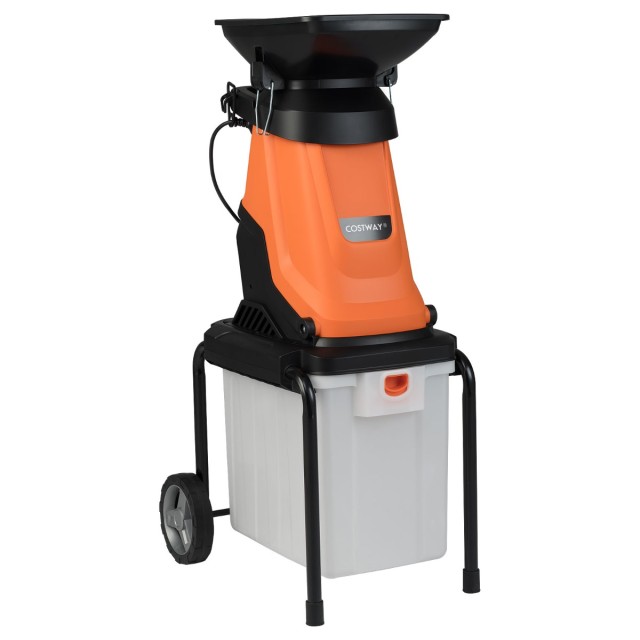 Costway 3000W Ηλεκτρικός Θρυμματιστής με Κάδο 50L Πορτοκαλί GT4498DE-OR