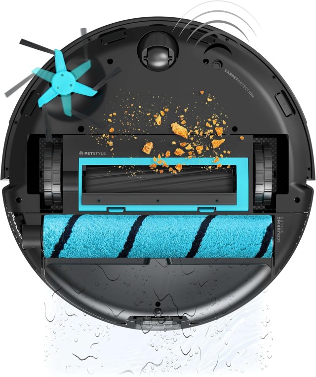 Ρομπότ Σκούπα και Σφουγγαρίστρα με Σταθμό Αυτοαδειάσματος Conga 14090 Twice Roller Home&Fill CEC-100829 Cecotec