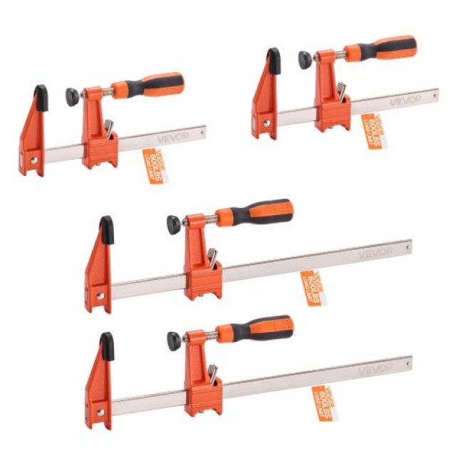 VEVOR Σετ 2 Τεμαχίων Σφιγκτήρες Ξυλουργικής Lockable F 15.24cm και 30.48cm FJ12INCH4ZTD5D0S0001V0