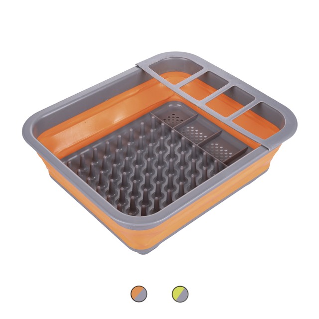 Galileo Πτυσσόμενος και αναδιπλούμενος στεγνωτήρας πιάτων εξοικονόμησης χώρου SChef 5918803 Τυχαία Επιλογή Χρωμάτων