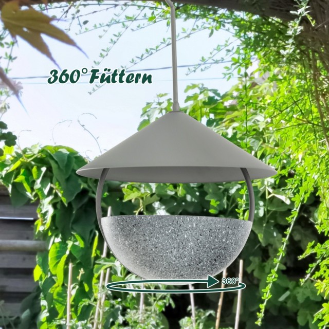 Costway  Τέλειος Τροφοδότης Πουλιών με Μεταλλικό Σκελετό και Βάση Ρητίνης GT4018