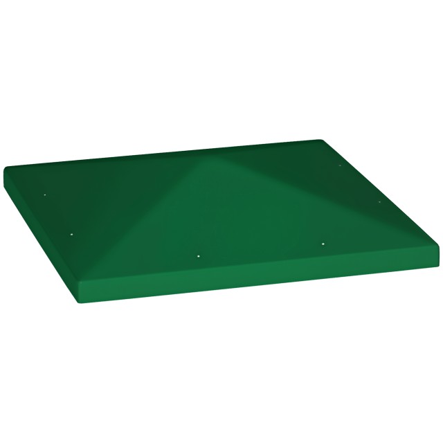 Outsunny Κάλυμμα Κιόσκι Κήπου 3x3 m από Ύφασμα Oxford 600D με Οπές Αποστράγγισης, Πράσινο 84C-536V00GN