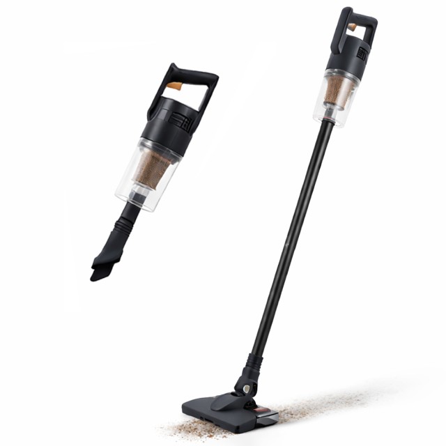 KUMTEL Σκούπα Ηλεκτρική 2 σε 1 Αθόρυβη με Δοχείο 500ml Εξοικονόμησης Χώρου 02001830