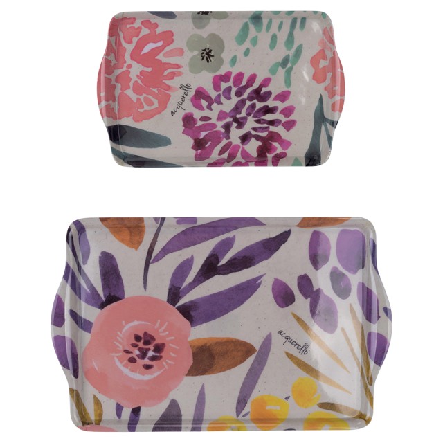 Villa dEste Home Σετ 2 Δίσκοι από Μελαμίνη Acquerello 2188678