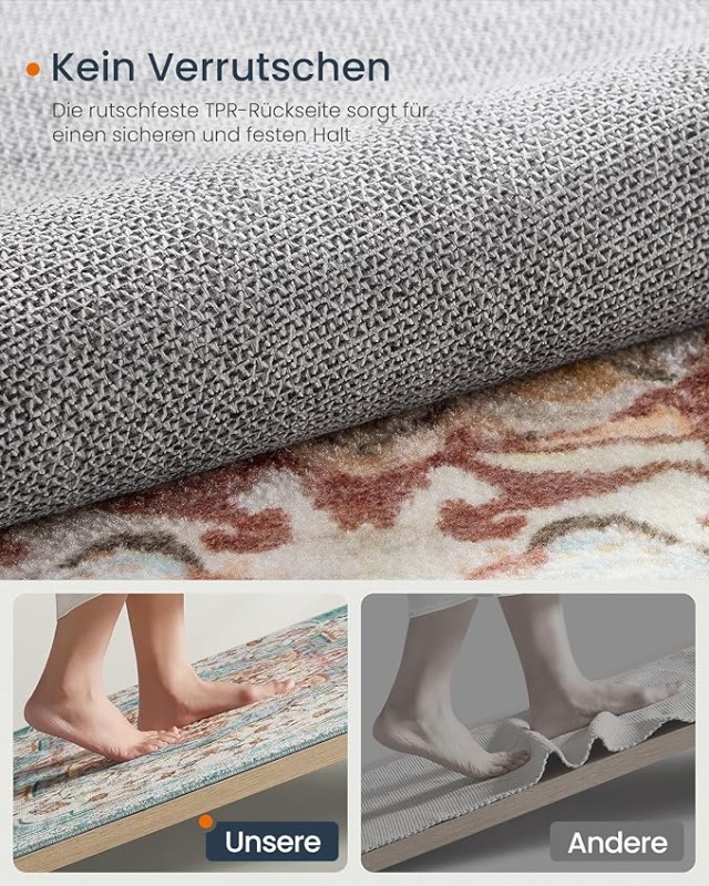 Χαλί Vintage Αντιολισθητικό 92 x 153 cm TAR031Q01 Songmics
