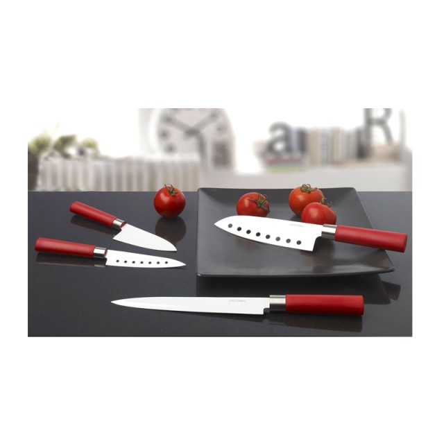 Σετ 4 Μαχαιριών Cecotec Santoku με Κεραμική Επίστρωση CEC-01003