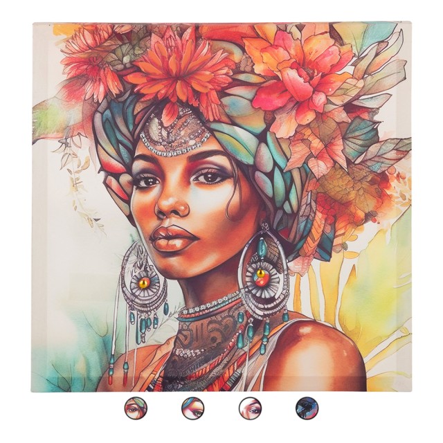 Galileo Ζωγραφισμένο τελαράκι 40x40 εκ. Women Sibilla 5920440 Τυχαία Επιλογή Χρωμάτων