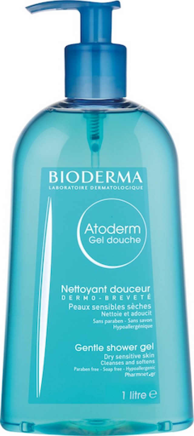Bioderma Atoderm Gentle Dry Sensitive Skin Gel για το Σώμα 1000ml 3401399372926