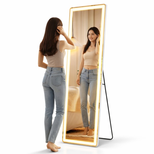 Shally Dogan Καθρέφτης LED με Ρυθμιζόμενο Φωτισμό από Ψυχρό Λευκό σε Θερμό Λευκό 160x50cm με Αισθητήρα Αφής 02001658