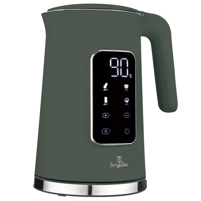 Berlinger Haus Ασύρματος Βραστήρας 1.7lt 2200W Matte Green Collection BH-9746