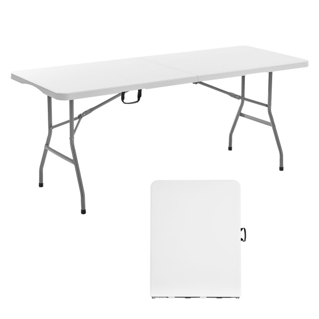 VEVOR Φορητό Πτυσσόμενο Τραπέζι Πικνίκ 180cm με Λαβή SLKHWZDZ6YCBSC1VD001V0