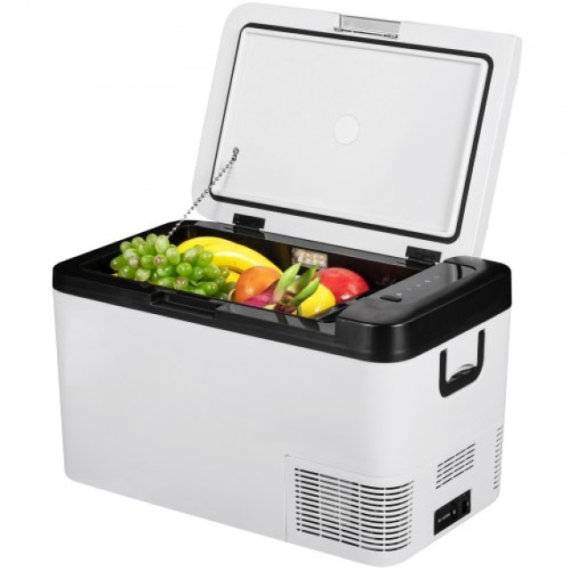 VEVOR Ψυγείο 12V, 22Qt, Διπλής Ζώνης με Έλεγχο Εφαρμογής & Ρόδες, 12/24V DC & 100-240V AC FTBZPE25L220VY06VV2