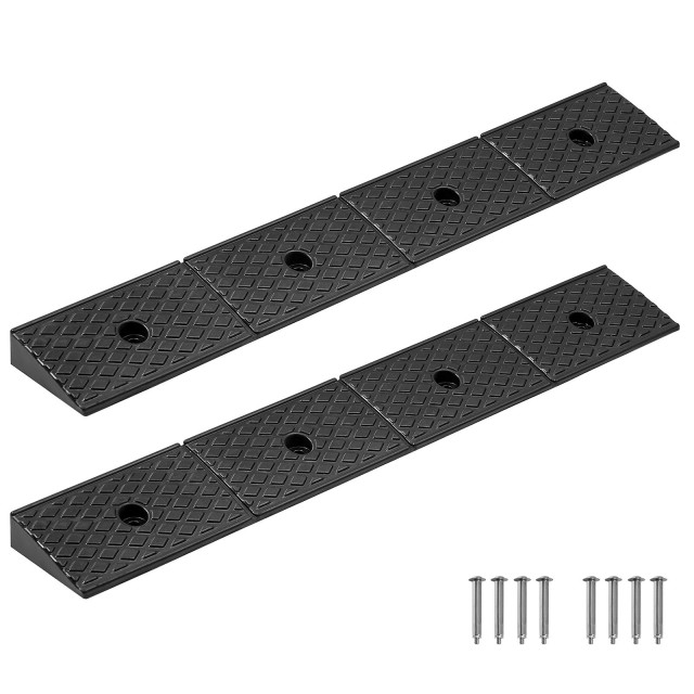 VEVOR Ράμπα Κράτησης 15 Τόνων, 50.8 mm Ύψος, Βαρέως Τύπου, για Οχήματα και Ρόδες, 2 Τεμαχίων SJDLYPD38659LG3X9001V0