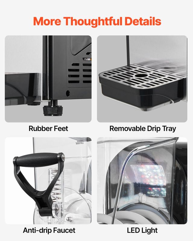 VEVOR Επαγγελματική Μηχανή Γρανίτας  6L Self-Cleaning 250W, 1GSJBXRJHS16TNJXG001V2