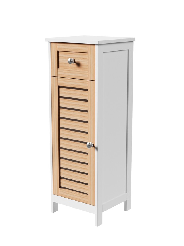 Galileo Ερμάριο από Λακαρισμένο Ξύλο MDF με 1 Πόρτα και 1 Συρτάρι 32x30xΥ 87cm Sordine 2188835