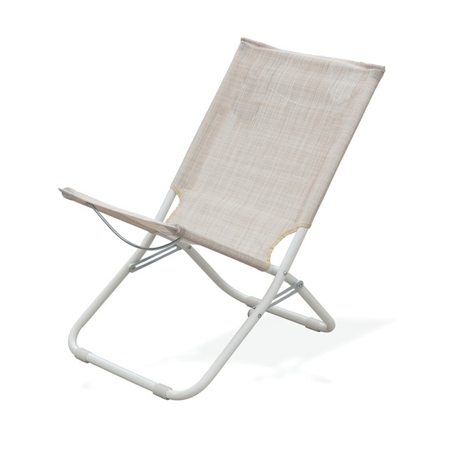 Galileo Αναδιπλούμενη ξαπλώστρα παραλίας από ανθρακούχο χάλυβα ecr Palma Est 5914165