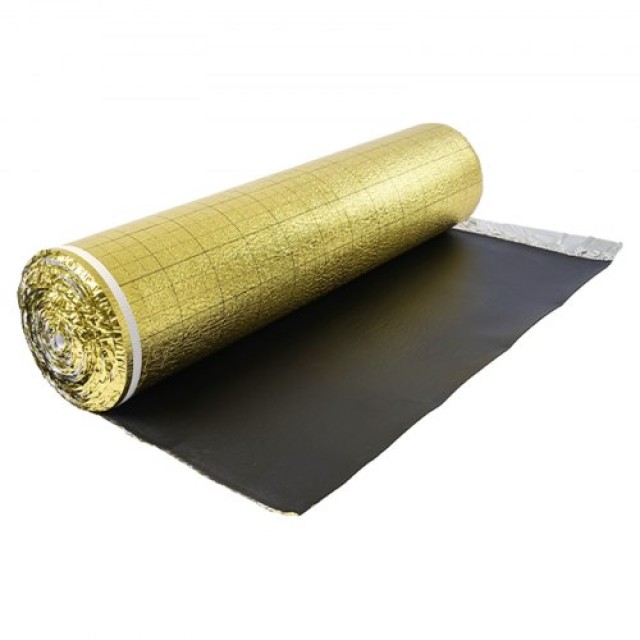 VEVOR Χρυσό Υπόστρωμα Δαπέδου 18.6 m² Ρολό 3mm Ατμοφράκτης Ηχομόνωση DMCDIXPE200S0604T001V0