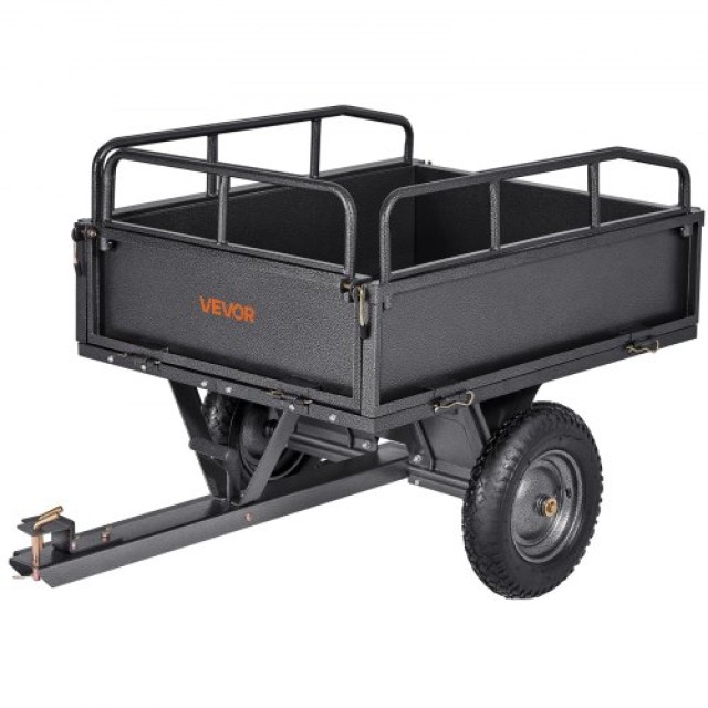 VEVOR Καρότσι Χάλυβα 10 Κυβ. Πόδια 500LB για ATV/UTV Τρέιλερ Βαρύ Καθήκον HYTCHSTPK10CJT946001V0