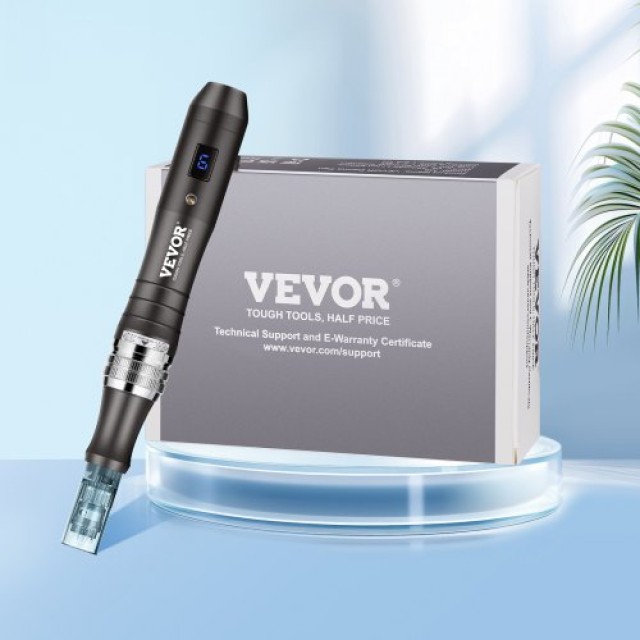 VEVOR  Ηλεκτρικό Στυλό Μικροβελονισμού 6 Ταχυτήτων με 6 Βελόνες NMWZ63K16Z3K9RUEGV2