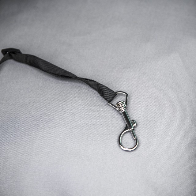 Κάθισμα αυτοκινήτου PawHut για μικρά σκυλιά, αφαιρούμενο και πλενόμενο με ιμάντες ασφαλείας, σκούρο γκρι D00-145