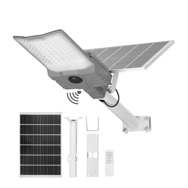 VEVOR Ηλιακός Φωτισμός Οδών 12000W, 900000LM, Υψηλής Ισχύος για Εμπορικούς Χώρους, LED Φωτεινός Προβολέας με RF Τηλεχειριστήριο, Αδιαβροχοποίηση IP65 FTSTYNLDHS122NVTQ001V9