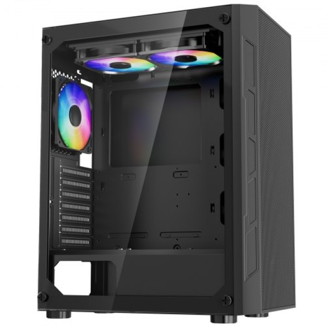 VEVOR Μεσαίο Κουτί ATX με 3 x 120 mm ARGB Ανεμιστήρες DNJXZT120MMACLSZZ001V9