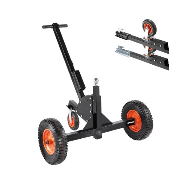VEVOR Ρυμουλκούμενο Καρότσι 2-σε-1 1500lbs, Ρυθμιζόμενο Ύψος 22-26 ιντσών, Μπάλα 2 ιντσών με Τροχό LYSDQYC1500LJYV2YV0