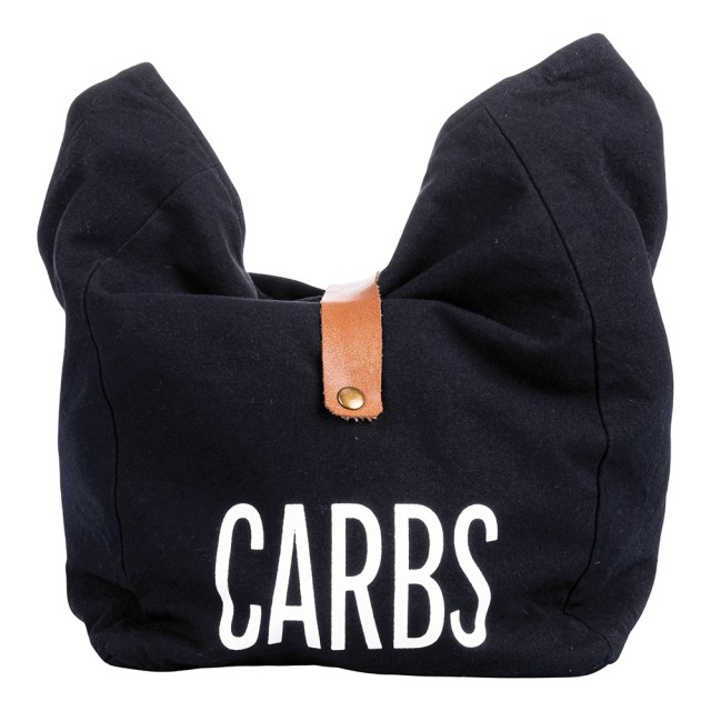 Villa DEste  Σακουλάκι ψωμιού με υφασμάτινο κλείσιμο διακοσμημένο με τη φράση Bigismore 2188714