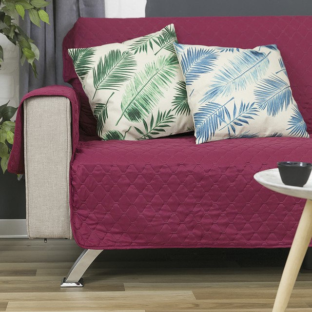 Galileo Κάλυμμα Καναπέ 3 Θέσεων 4 Εποχές Αδιάβροχο και Αντιλεκιαστικό 279x179 cm Sibilla 2194110-Red