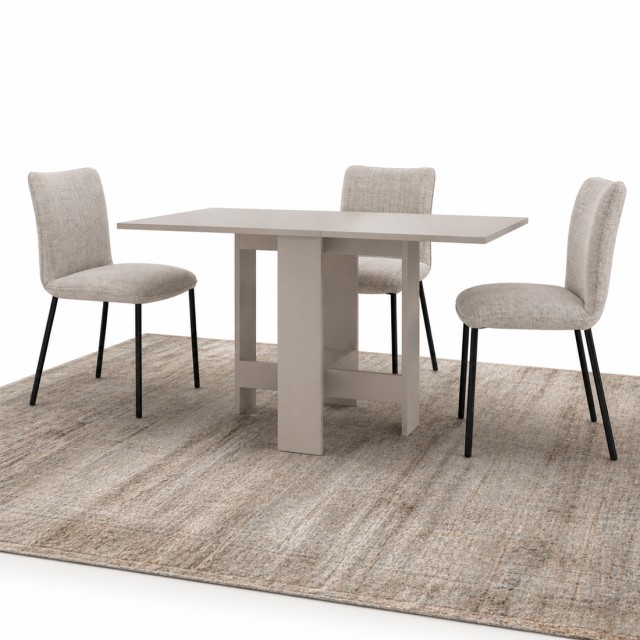 Shally Dogan Επεκτεινόμενο Τραπέζι Κονσόλα Artemio 30-130x76 εκ., Ξύλινο, Χρώμα Άμμου 02002125