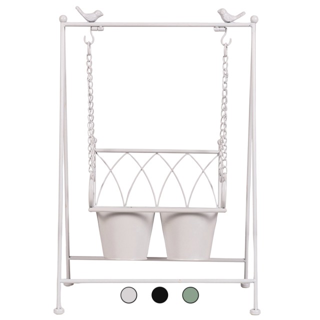 Galileo Κρεμαστή βάση γλάστρας σε μέταλλο 40x30x61 εκ Est 5921988 Τυχαία Επιλογή Χρωμάτων