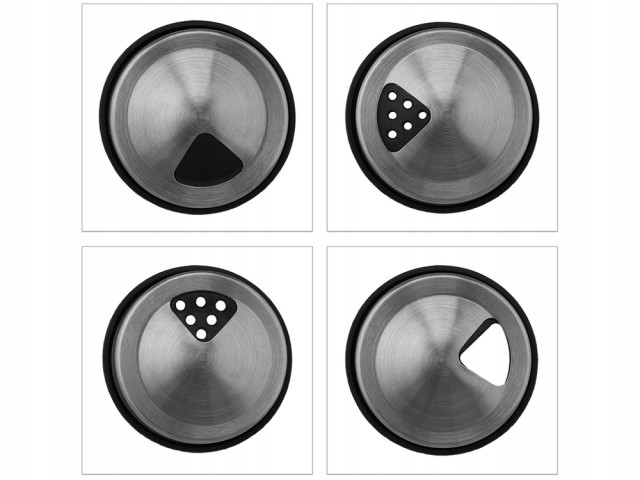 Verk Group Περιστρεφόμενο Οργανωτής Μπαχαρικών με 6 Γυάλινα Δοχεία για Μπαχαρικά & Αλάτι 5907451363508