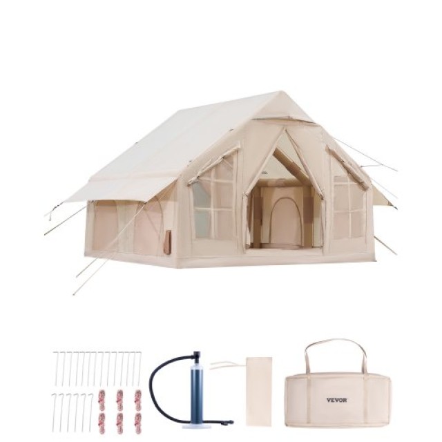 VEVOR Φουσκωτή Σκηνή Glamping 4-6 Ατόμων με Αντλία Εύκολη Στήσιμο KJZP331MCQWZC4B47V0